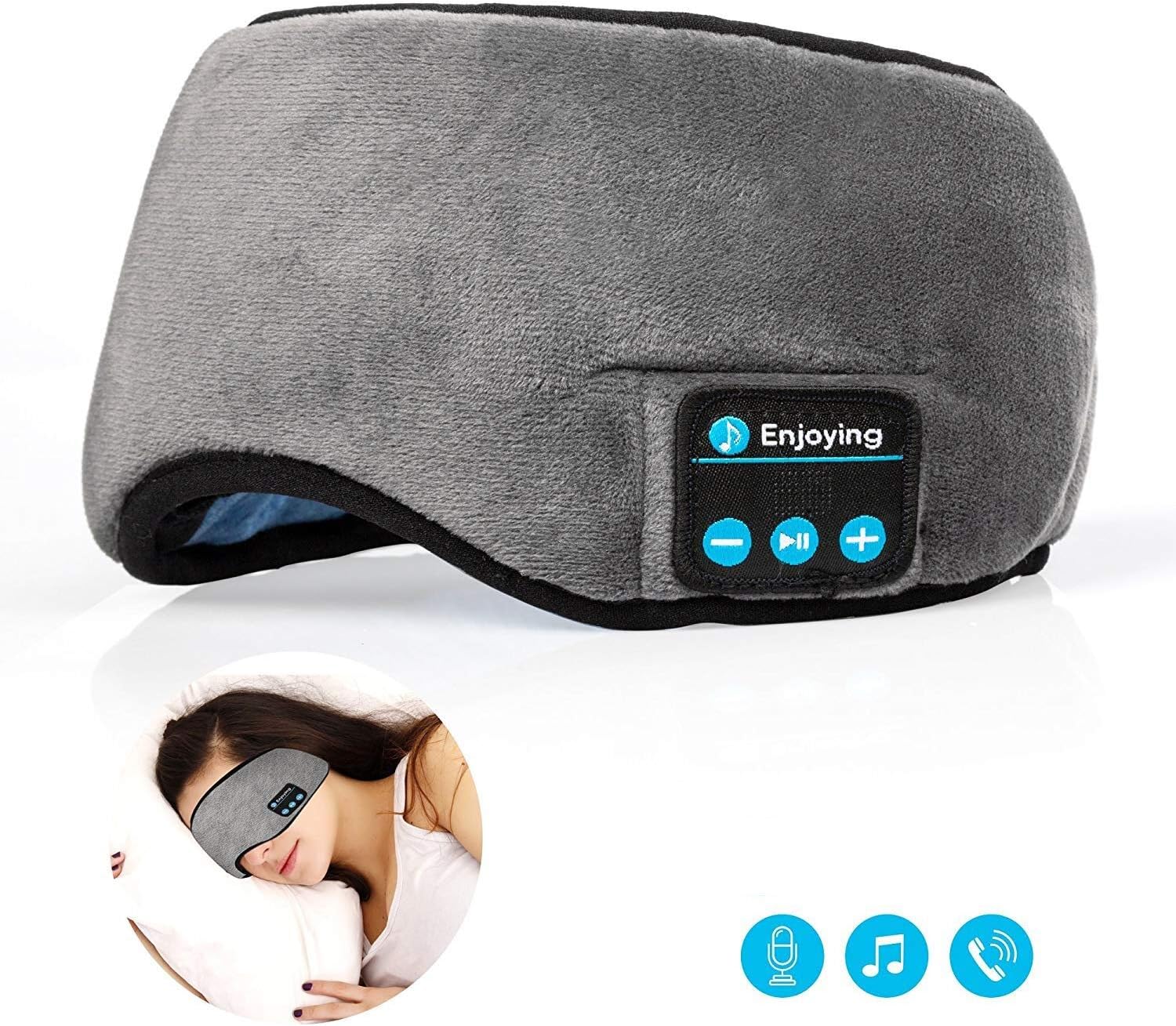 Máscara de Dormir Bluetooth