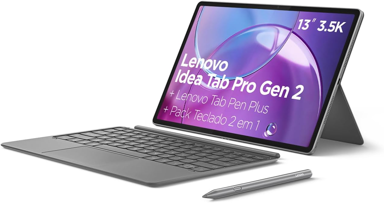 Lenovo Idea Tab Pro 13 com caneta e teclado