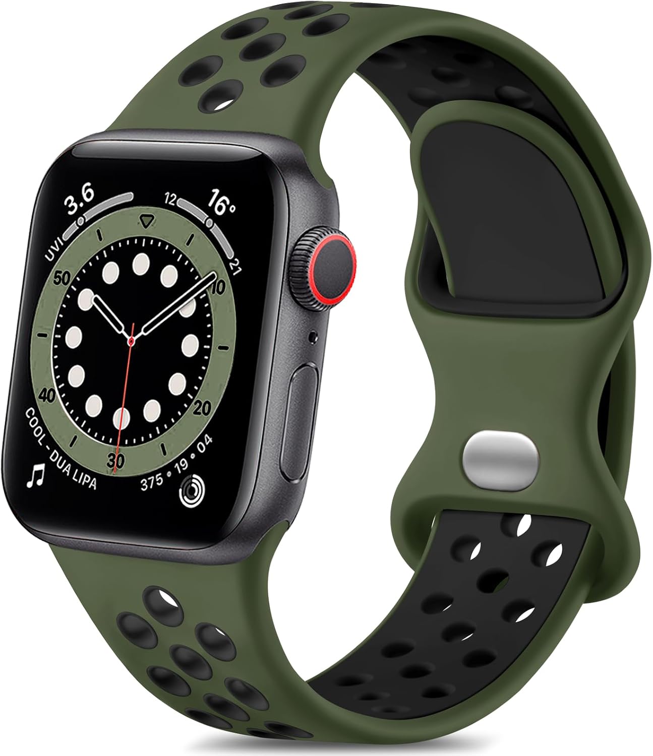 Pulseira esportiva de silicone para Apple Watch