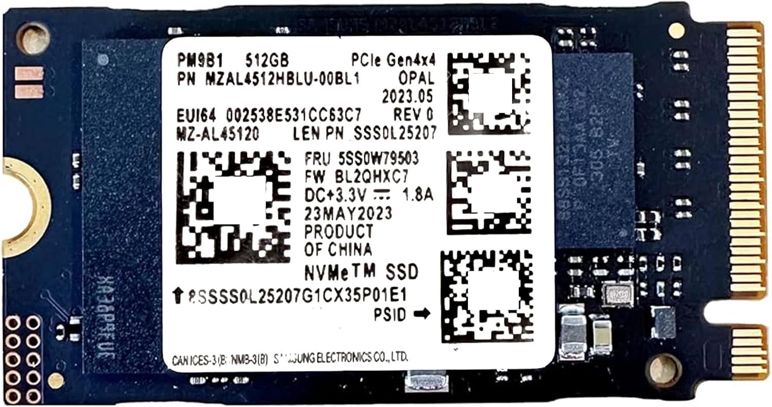 SSD Samsung PM9B1 de 512 GB no formato 2242