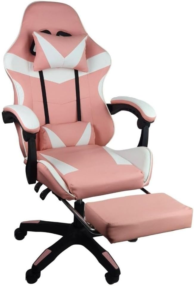 Stillus ergonômica com apoio para os pés rosa