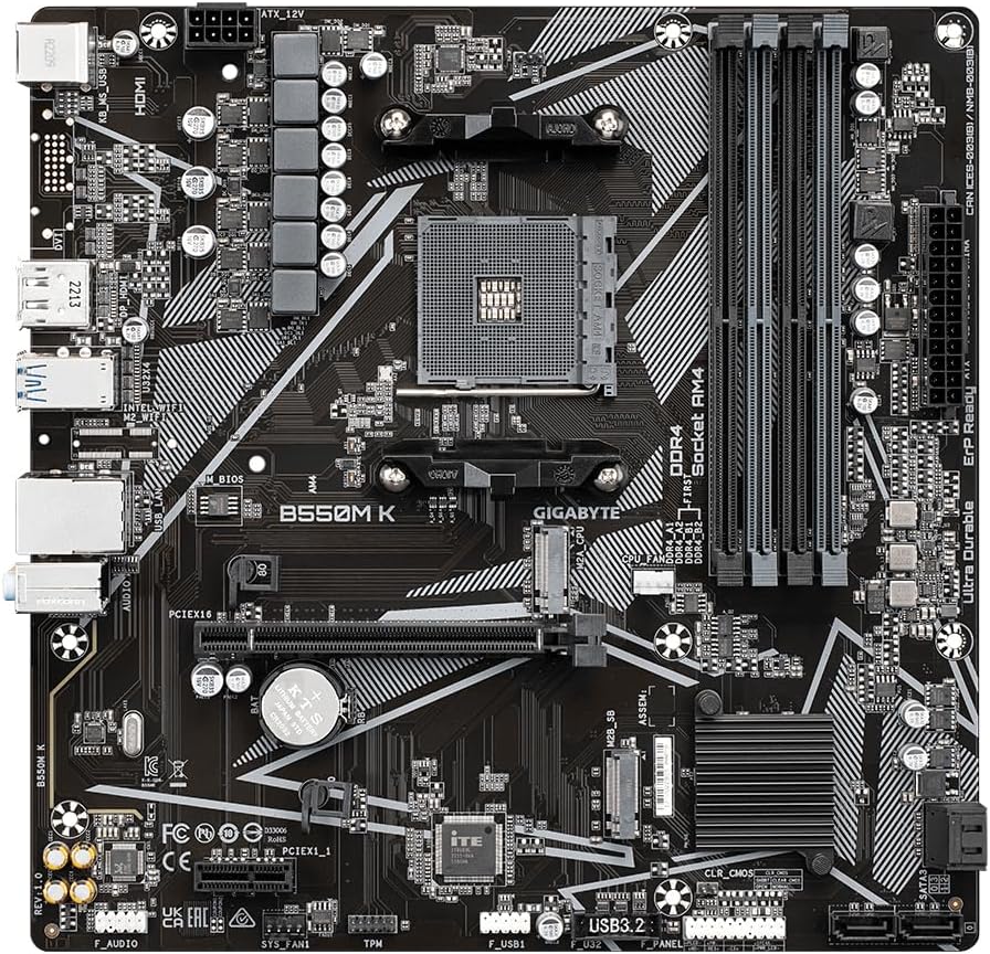 Gigabyte B550M K