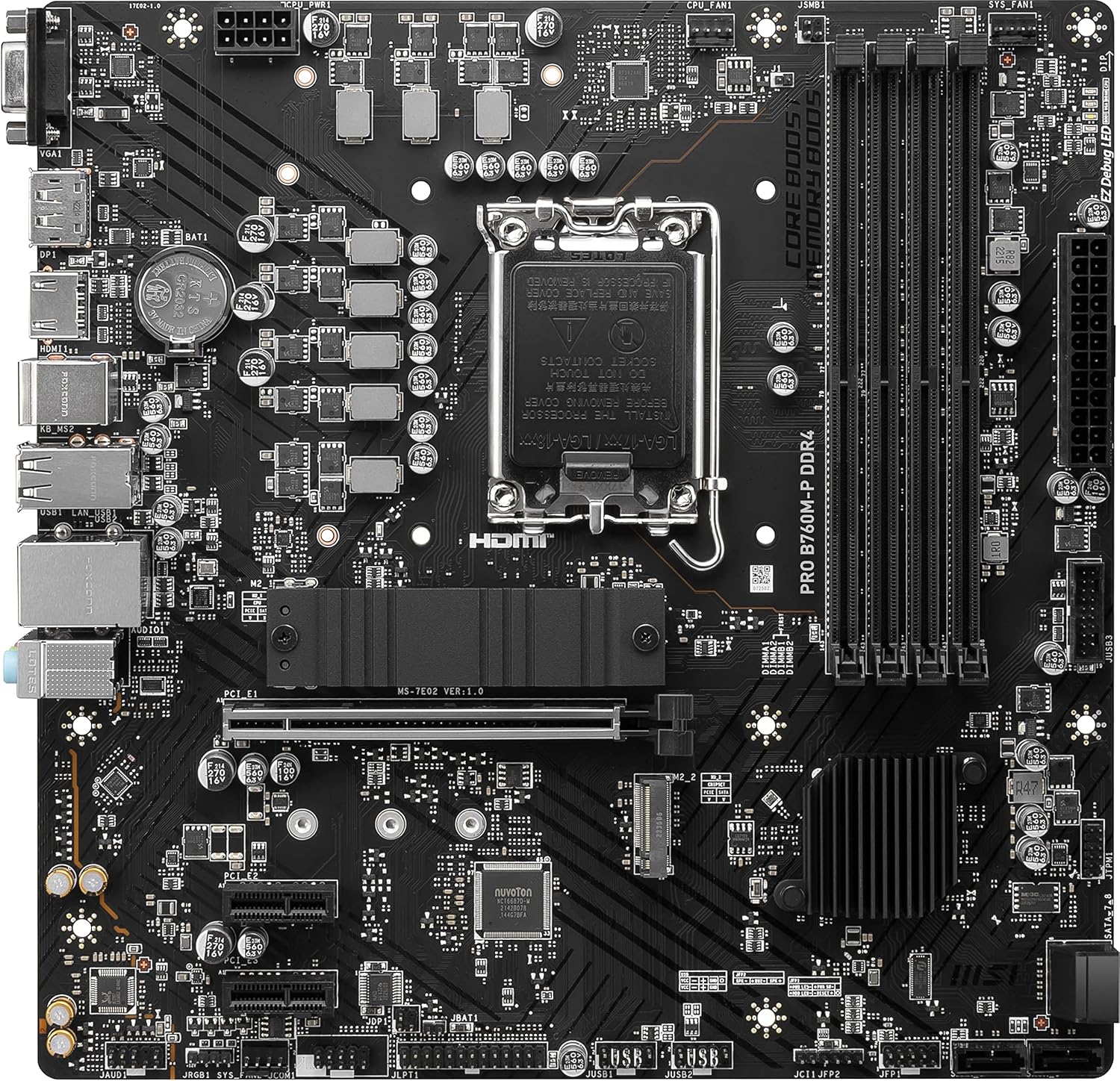 MSI Pro B760M-P DDR4